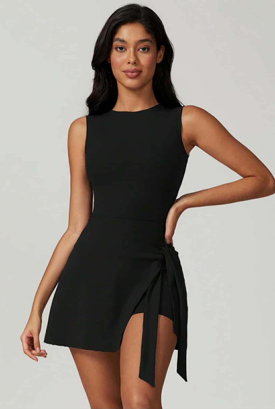 Black Ace Tennis Dress