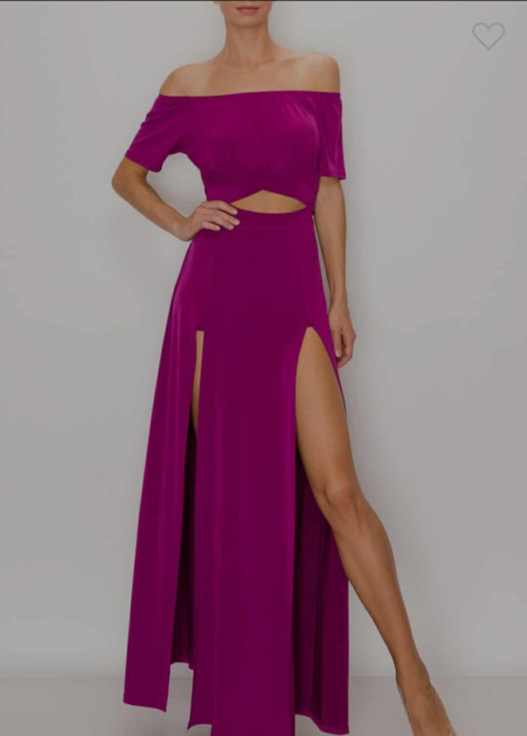 Magenta Sunset Maxi Dress