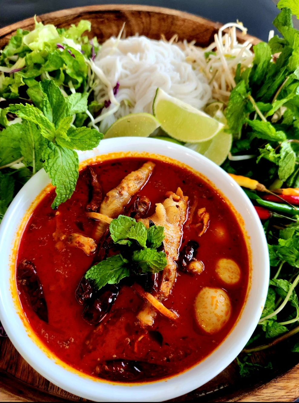 Khao Poon Noodle Soup