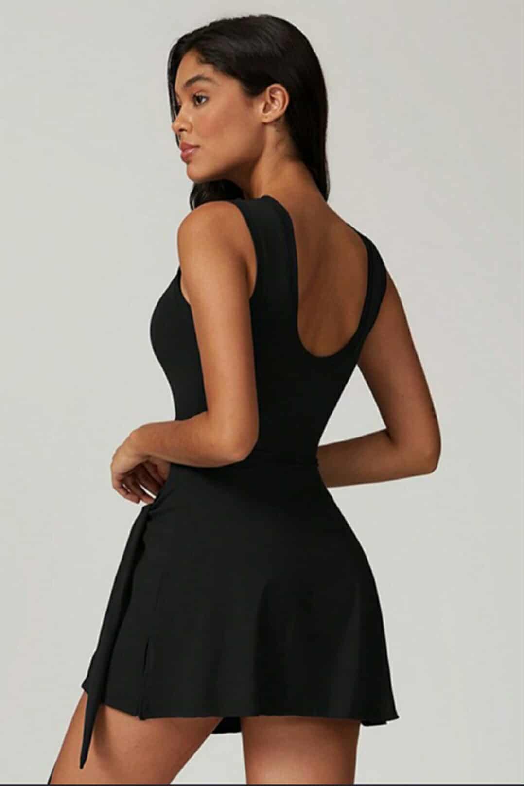 Black Ace Tennis Dress