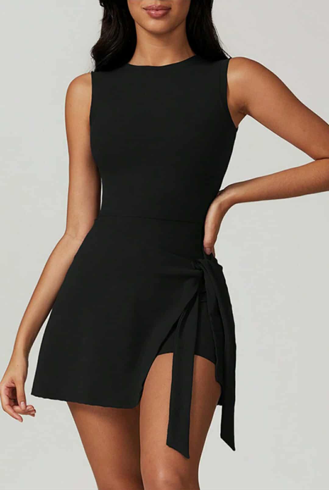 Black Ace Tennis Dress