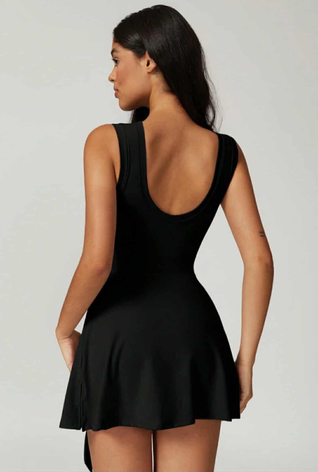 Black Ace Tennis Dress