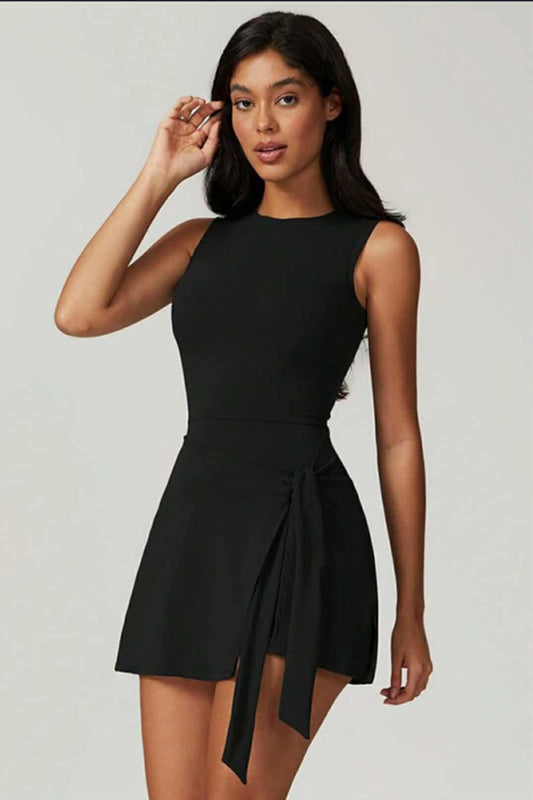 Black Ace Tennis Dress