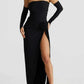 Noir Blossom Convertible Maxi Set
