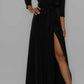 Midnight Cascade Maxi Dress