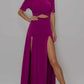 Magenta Sunset Maxi Dress