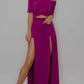 Magenta Sunset Maxi Dress