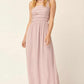 Dusty Rose Chiffon Dreams Maxi Dress