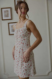 Sweetheart Floral Mini Dress