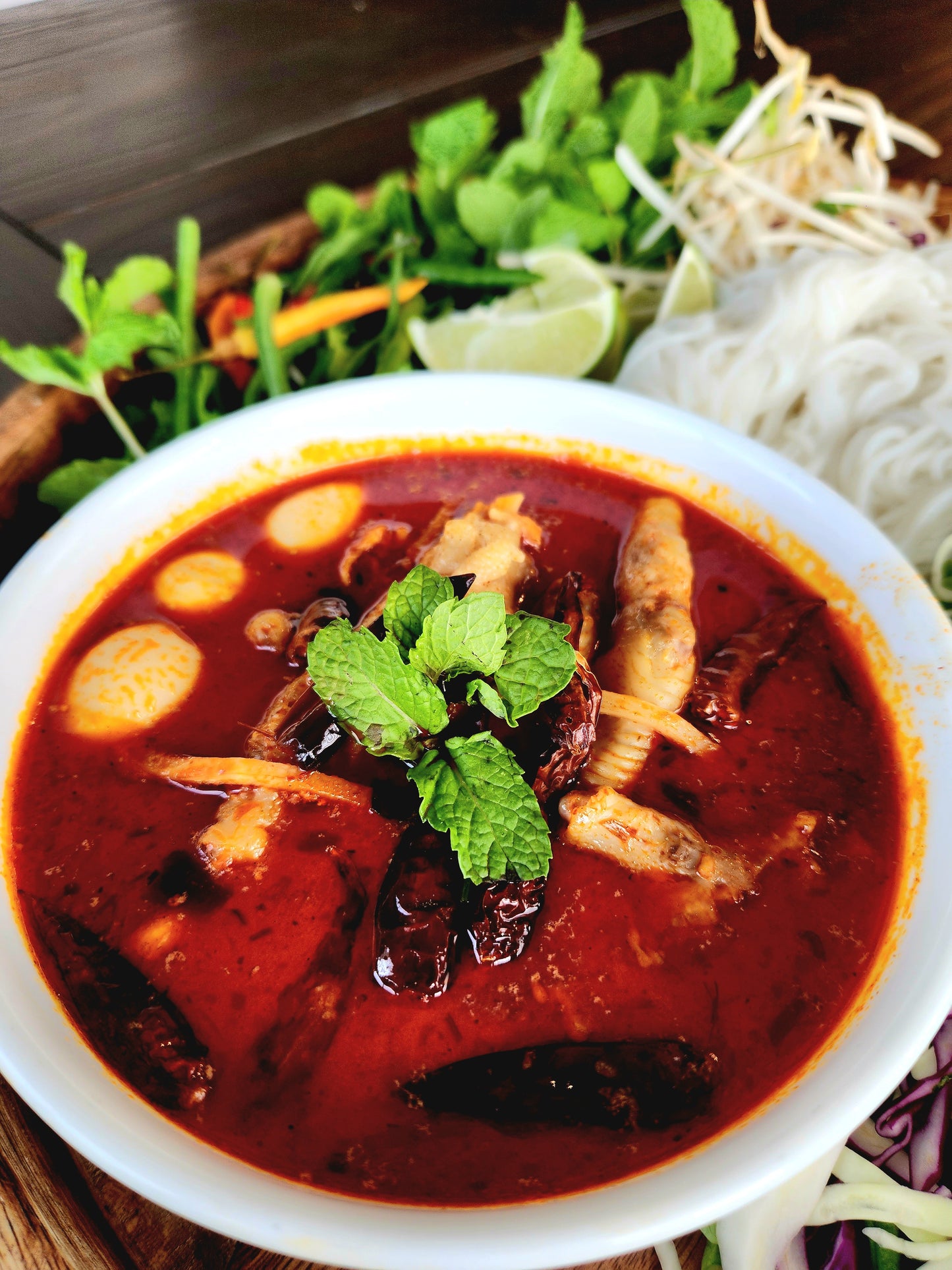 Khao Poon Noodle Soup