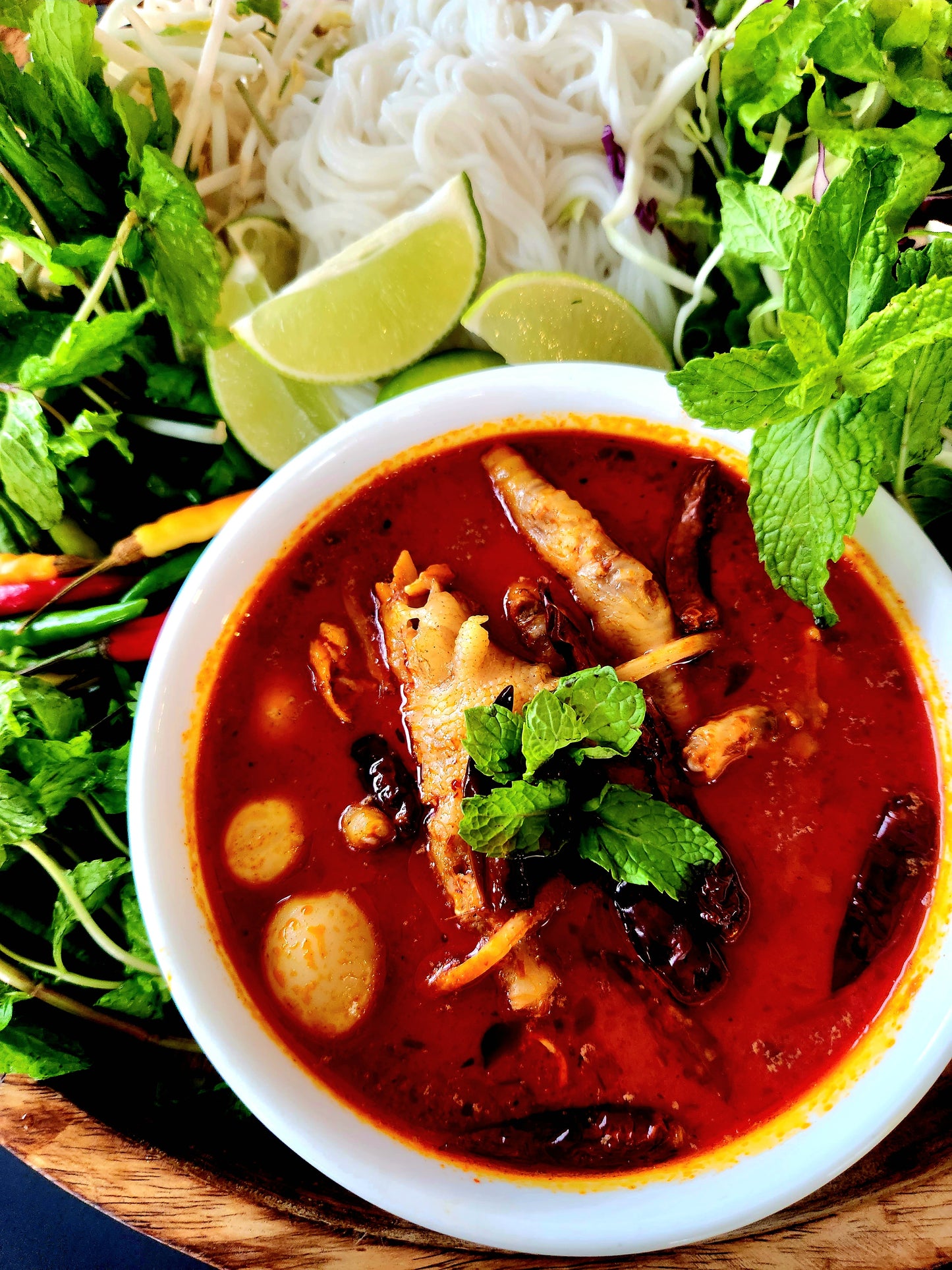 Khao Poon Noodle Soup