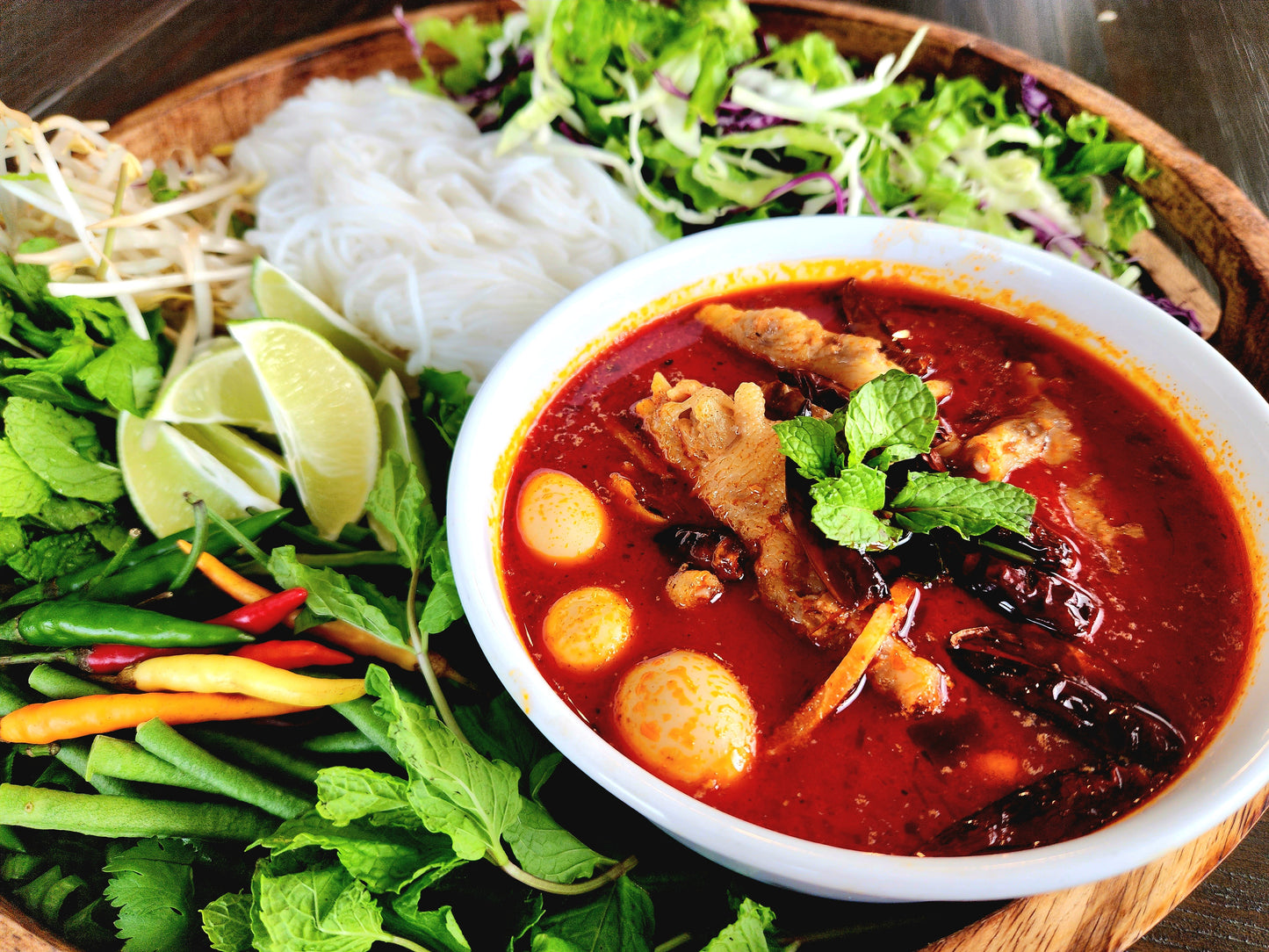Khao Poon Noodle Soup