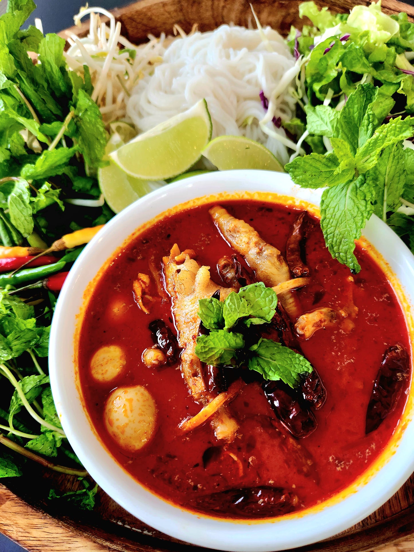 Khao Poon Noodle Soup