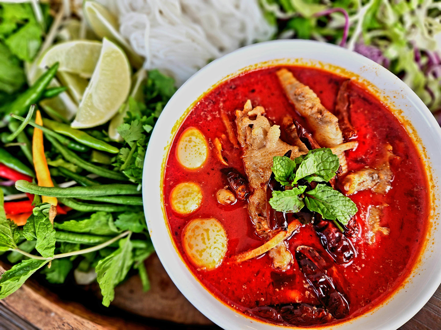 Khao Poon Noodle Soup
